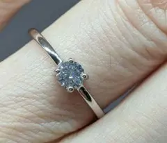 モアサナイトシルバー925リング指輪