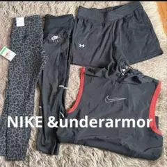 新品含む！NIKE、アンダーアーマー　レディーストレーニングウェアまとめ売り！