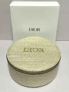Dior クリスマスコフレ 2024 ゴールド ラウンドポーチ