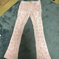 激レア GUAPI 迷彩柄 花柄刺繍 フレアパンツ - メルカリ