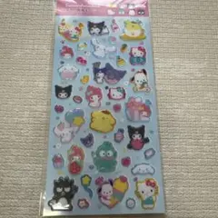 サンリオ キャラクターシール 立体シール　ラメ樹脂もりシール