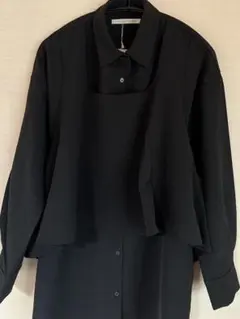 ブラック オーバーサイズシャツ・ブラウス　新品