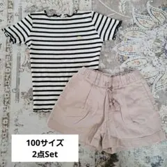 ＊USED＊100サイズ◇ブランシェス◇トップス&パンツ2点Setのサムネイル