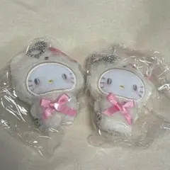 サンリオ ガチャ フィンガーパペット キティ 2個セット