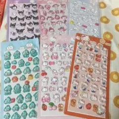 立体ぷっくりシール　サンリオセット