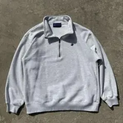 ポロクラブ　メンズ　トレーナー　ハーフジップスウェット　L