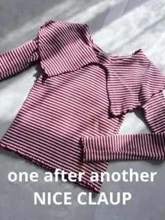 one after another NICE CLAUP 長袖Tシャツ Fサイズのサムネイル