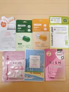 パック フェイスマスク 7種類詰め合わせ