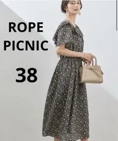 ROPÉ PICNIC ロペピクニック 2WAY ラッセルフリルワンピース 38