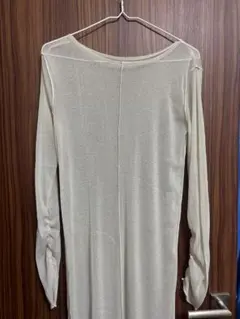 mystic アイボリー シースルーワンピース