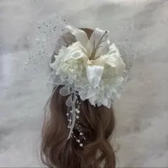 最新作！　hr44　髪飾り 成人式 着物　振袖　結婚式　和装　袴　ウェディング