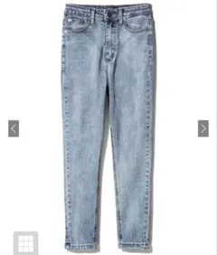 ハイウエストスキニーデニムパンツ[cu110]