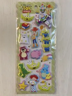 トイストーリー　ディズニー　マシュマロシール　ふわふわ　ぷくぷくシール