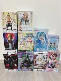 最新込み　プライズフィギュアまとめ売り　10体セット　ジャンプ系　美少女系