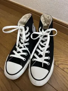 CONVERSE ブラック ハイカット スニーカー