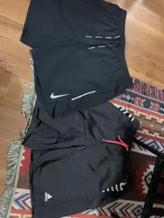 2枚セット nike ナイキ ショーツ ハーフパンツ adidas アディダス