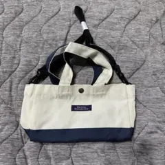 デニムダンガリー　トートバッグ　ショルダーバッグ