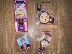 与那嶺瑠唯 ステッカーセット 2連アクリルチャーム アクリルカラビナ 千社札