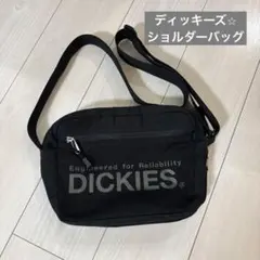ディッキーズ　ショルダーバッグ　黒　メッシュ