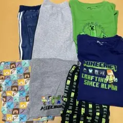 中古　UNIQLO UT マインクラフト キッズ服 長ズボン160 まとめ売り