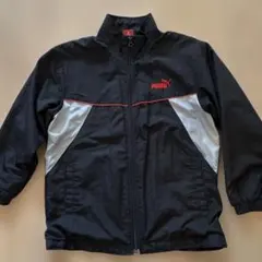 PUMA ウィンドブレーカー 黒/白　サイズ130
