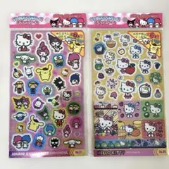 サンリオキャラクターズ キラッとシール 2枚セット マイメロディ シナモロール