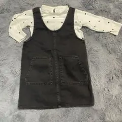 H&M ジャンバースカート　トップスセット 92cm 1.5-2y 即発送可