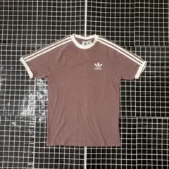 アディダス Tシャツ 半袖 リンガー パープル くすみ - メルカリ