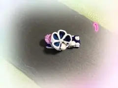 初節句に♡お花1つと水引あわじ玉付き① つまみ細工1〜2歳用ヘアクリップ♡