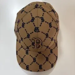 MLB Korea キャップ　ユニセックス　ブラウン×ネイビー