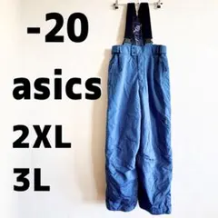 TEAM ASICS アシックス スキーウェア パンツ サロペット メンズ LL アシックス/ASICS スノー スキー パンツ サロペット 防寒着【S～M