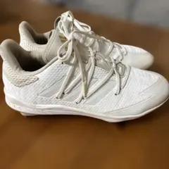 【丸洗い済】 adidas 野球スパイク 27.5cm 練習・予備用に！