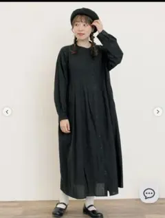 サマンサモスモス　Cross Linen コラボワンピース