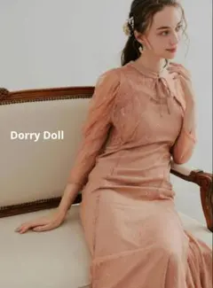 Dorry Doll シフォンボレロセットメニーウエイドレス スモークピンク L