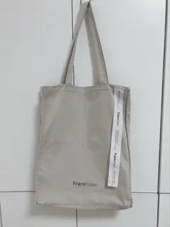 Francfranc グレー キャンバストートバッグ