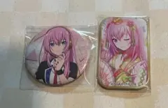 プロセカ　巡音ルカ　缶バッジ2個セット