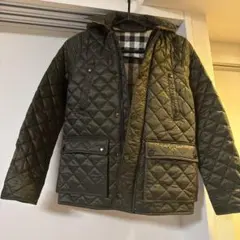 BURBERRY キルティングコート オリーブグリーン　10Y140