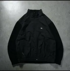 00s y2k BURBERRY 異素材 スイングトップ ナイロン 短丈 ホース