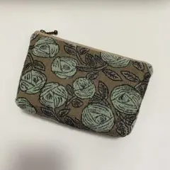 ミナペルホネン　ファスナーポーチ　ハンドメイド　rosy