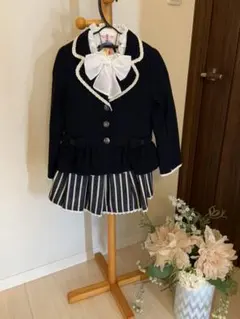 美品　　女の子  卒園式、入学式　メゾピアノ　フォーマル　3点セット