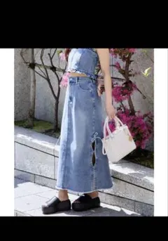 GORGEデニムリボンスカート（GORW0009998）
