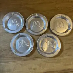 マクドナルド 灰皿プレート 5枚セット　ヴィンテージ　デッドストック