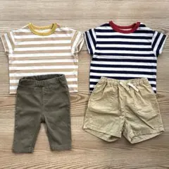 ユニクロ　無印良品　ベビーキッズ服　80cm〜90cm 4点セット