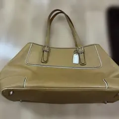 OLD COACH オールレザー トートバッグ キャメル Y2K 袋付