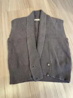 NOBLE GOUT グレー ニットベスト