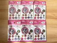 セリア seria ディズニー刺繍ステッカー 6枚セ