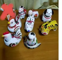 【美品】干支 置物 まとめ売り 木目込み人形 ちりめん細工 十二支 縁起物26個 美品】干支 置物 まとめ売り木目込み人形 ちりめん細工 十二支 縁起物