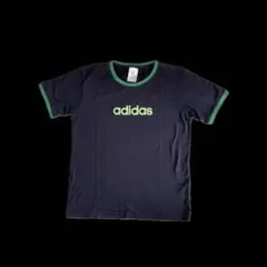 adidas 半袖 Tシャツ E06954 黒　紺　リンガーt