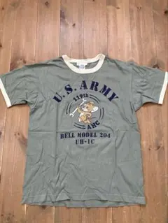 トイズマッコイ U.S. Army Tシャツ Mサイズ オリーブグリーン