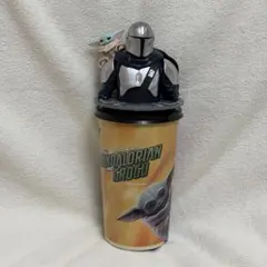 【匿名配送】マンダロリアンアンドグローグー トッパーフィギュア付きドリンクカップ